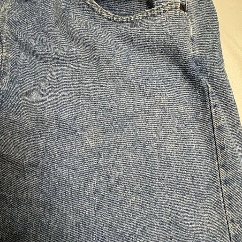 Wrangler Denim Shorts Mens 44 Relaxed Fit Blue Jean Shorts Cotton Casual Classic